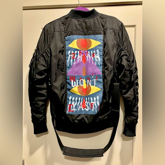 UNIF This Won’t last Bomber jacket - UNISEX Small - extraordinarily RARE - Picture 2 of 9